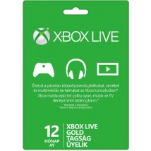 12 hónapos Xbox Live előfizetés